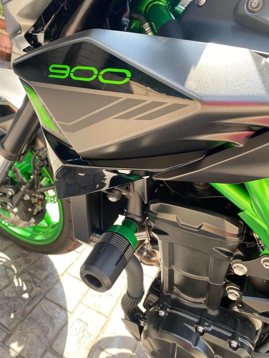Protector Deslizante De Escape Para Kawasaki Z900 (2017-2024